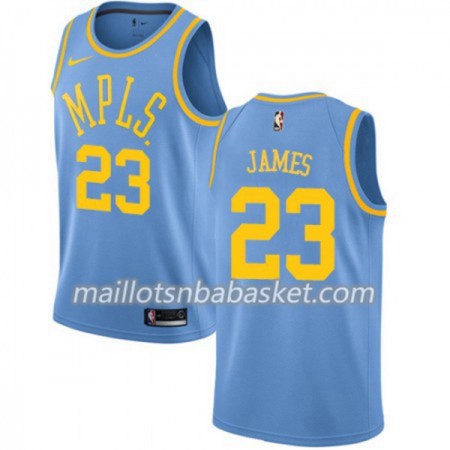 Maillot Homme Los Angeles Lakers LeBron James 23 Nike Hardwood Classics Swingman